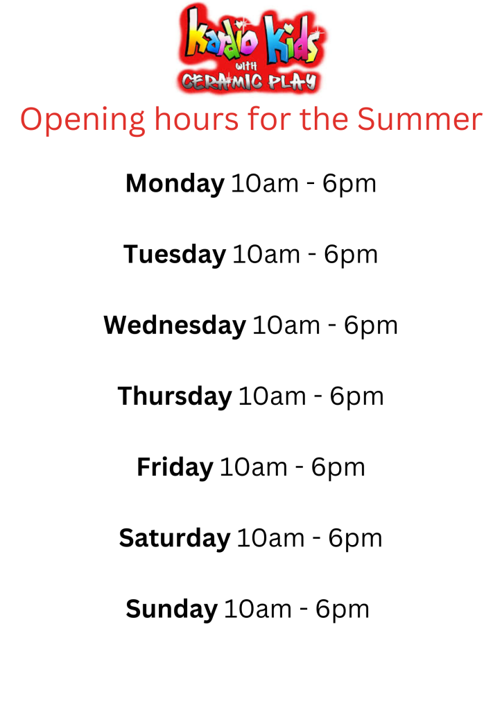 Opening hours for the Summer (1)